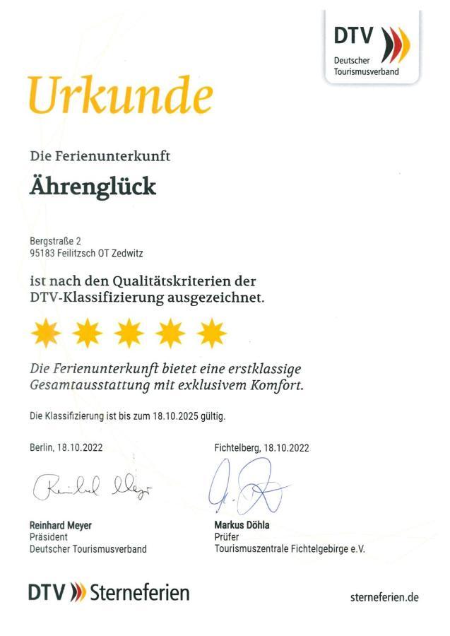 Chalet-Ferienwohnung Aehrenglueck, 70 Qm, Wellness/Fitness/Sauna - Bergroedelhof Feilitzsch Εξωτερικό φωτογραφία