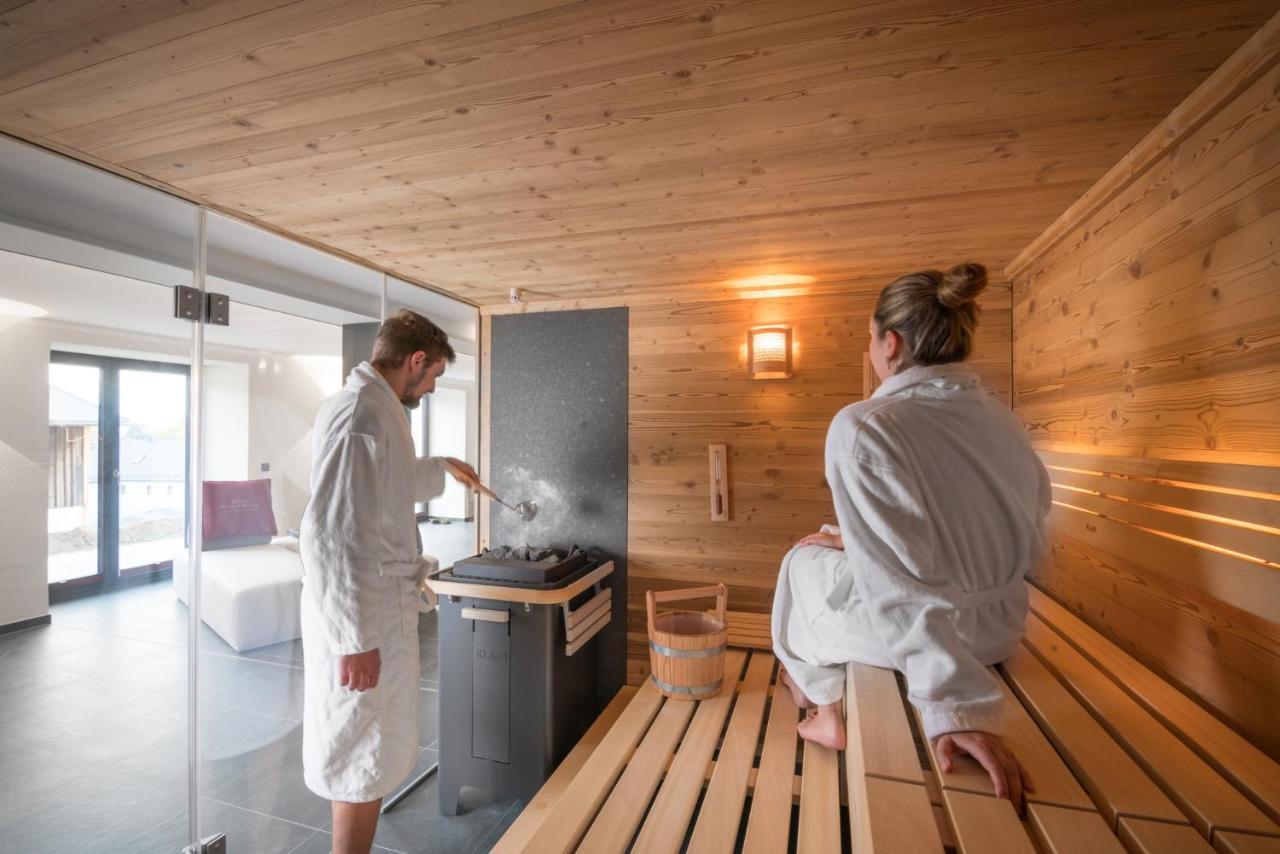 Chalet-Ferienwohnung Aehrenglueck, 70 Qm, Wellness/Fitness/Sauna - Bergroedelhof Feilitzsch Εξωτερικό φωτογραφία