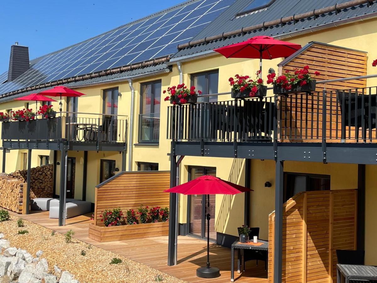 Chalet-Ferienwohnung Aehrenglueck, 70 Qm, Wellness/Fitness/Sauna - Bergroedelhof Feilitzsch Εξωτερικό φωτογραφία